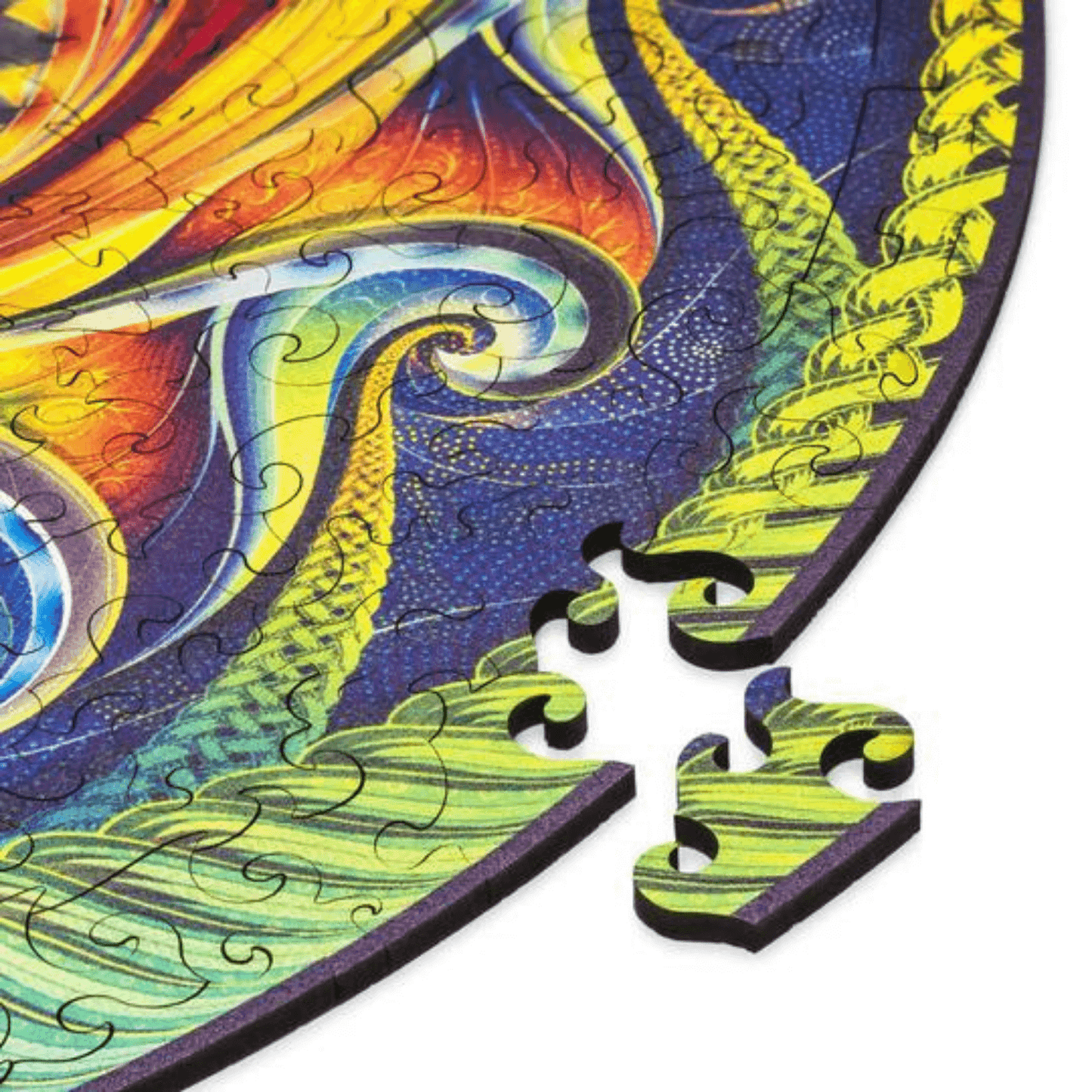 Mandala Puzzle | Spiral Incarnation-Wooden Puzzle-Unidragon--