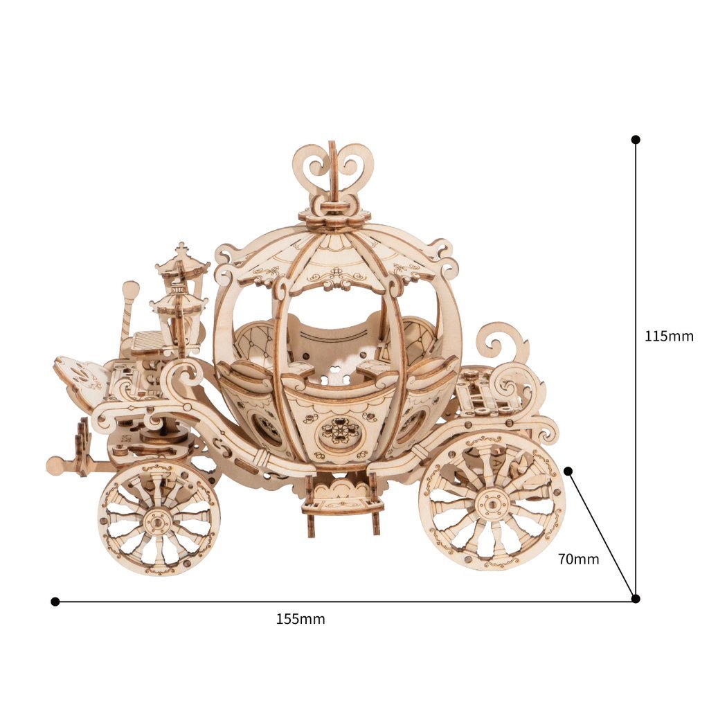 Cinderella's carriage-3D Puzzle-Robotime--