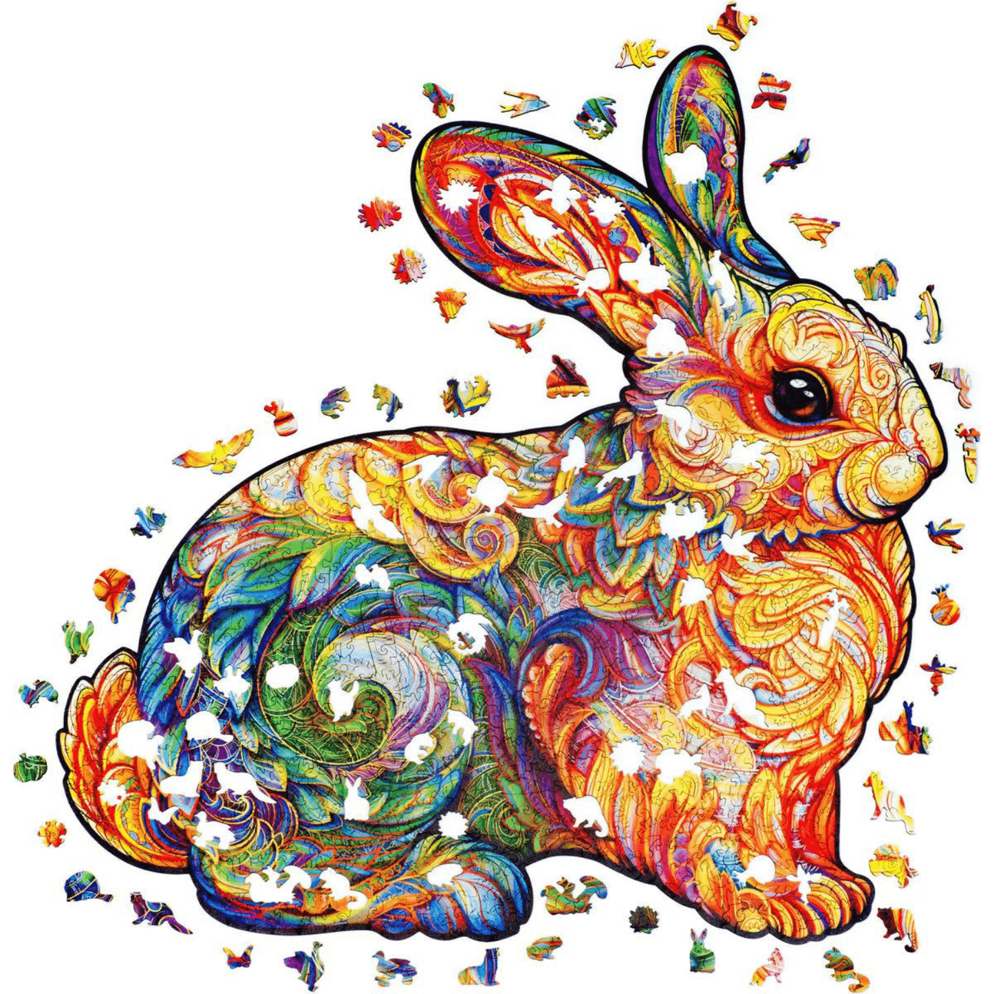 Precious Rabbit Wooden Puzzle-Unidragon--