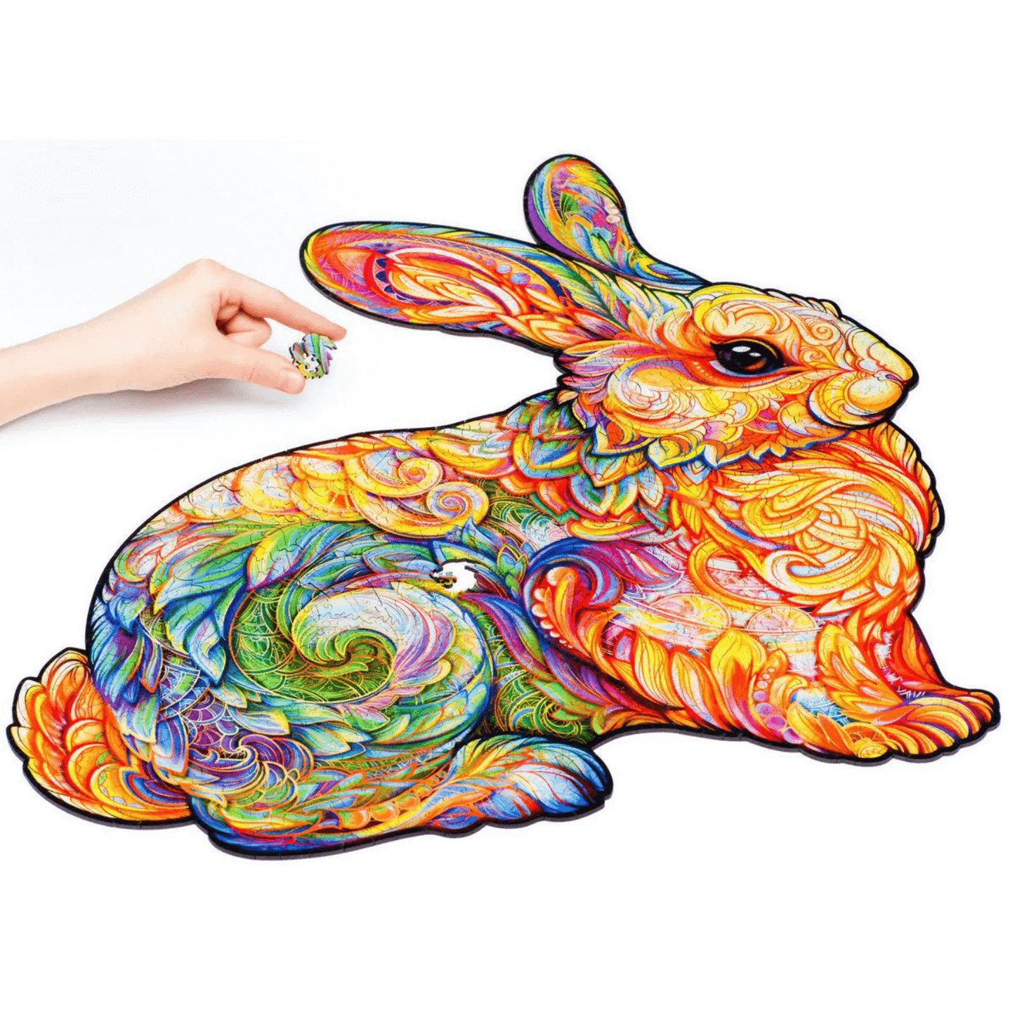 Precious-rabbit-wooden-puzzle-Unidragon--
