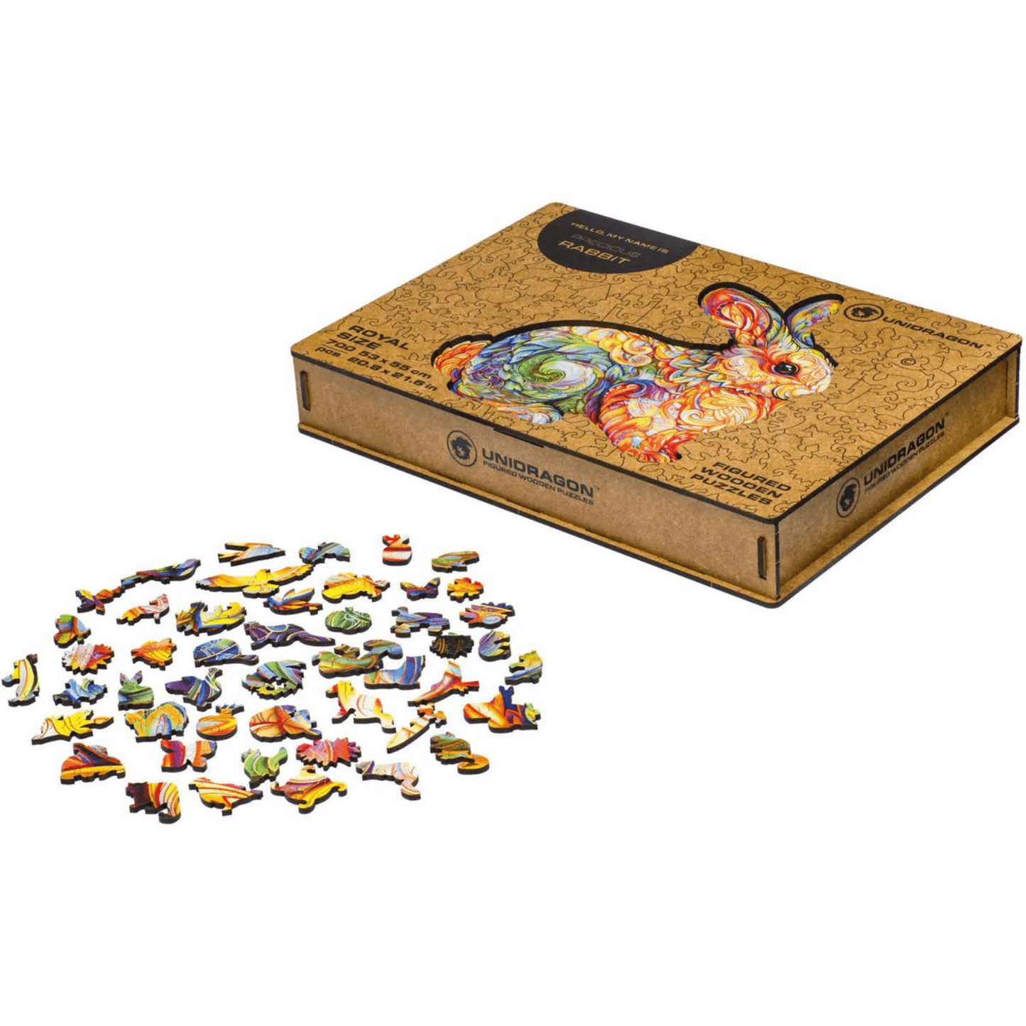 Precious Rabbit Wooden Puzzle-Unidragon--