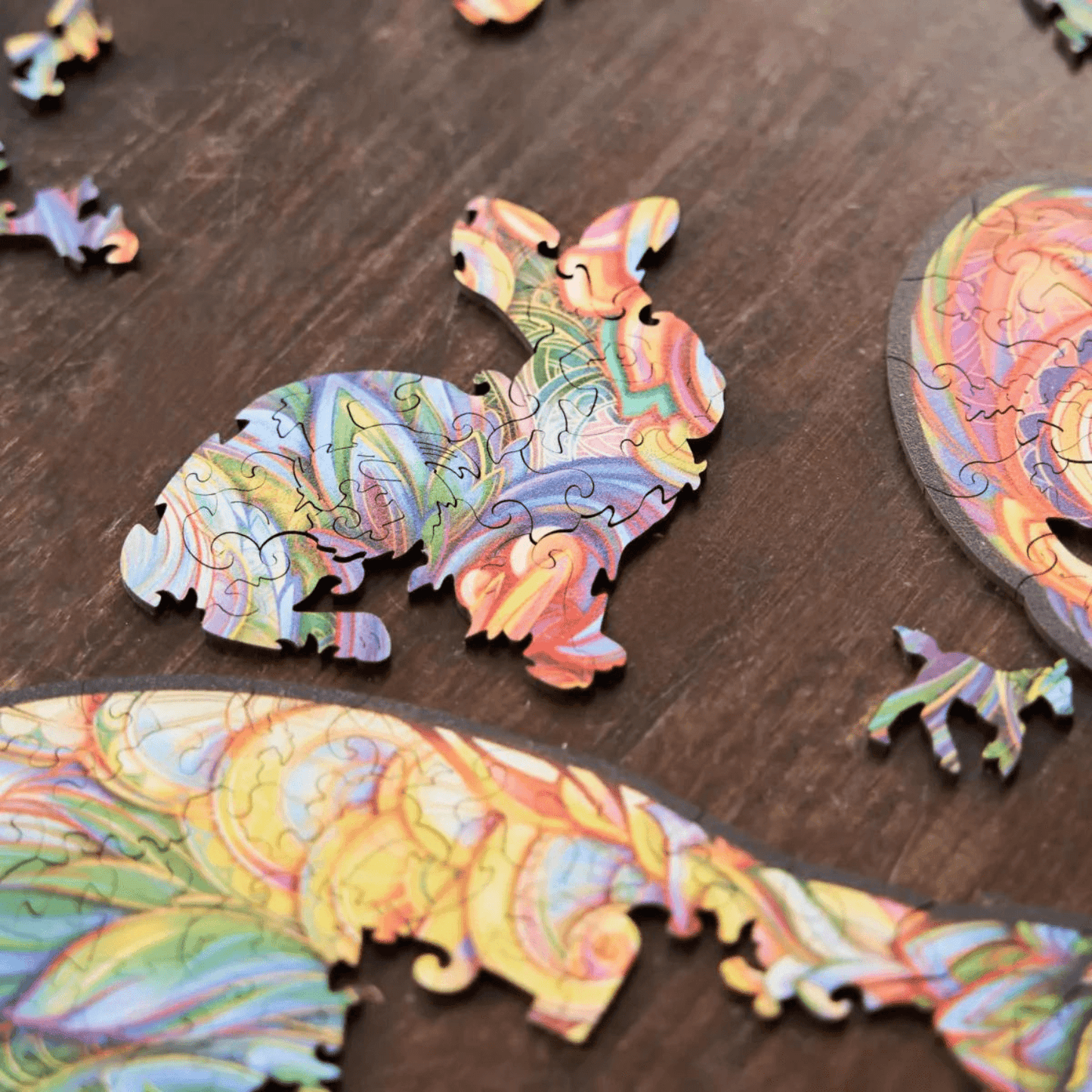 Precious Rabbit-Wooden Puzzle-Unidragon--