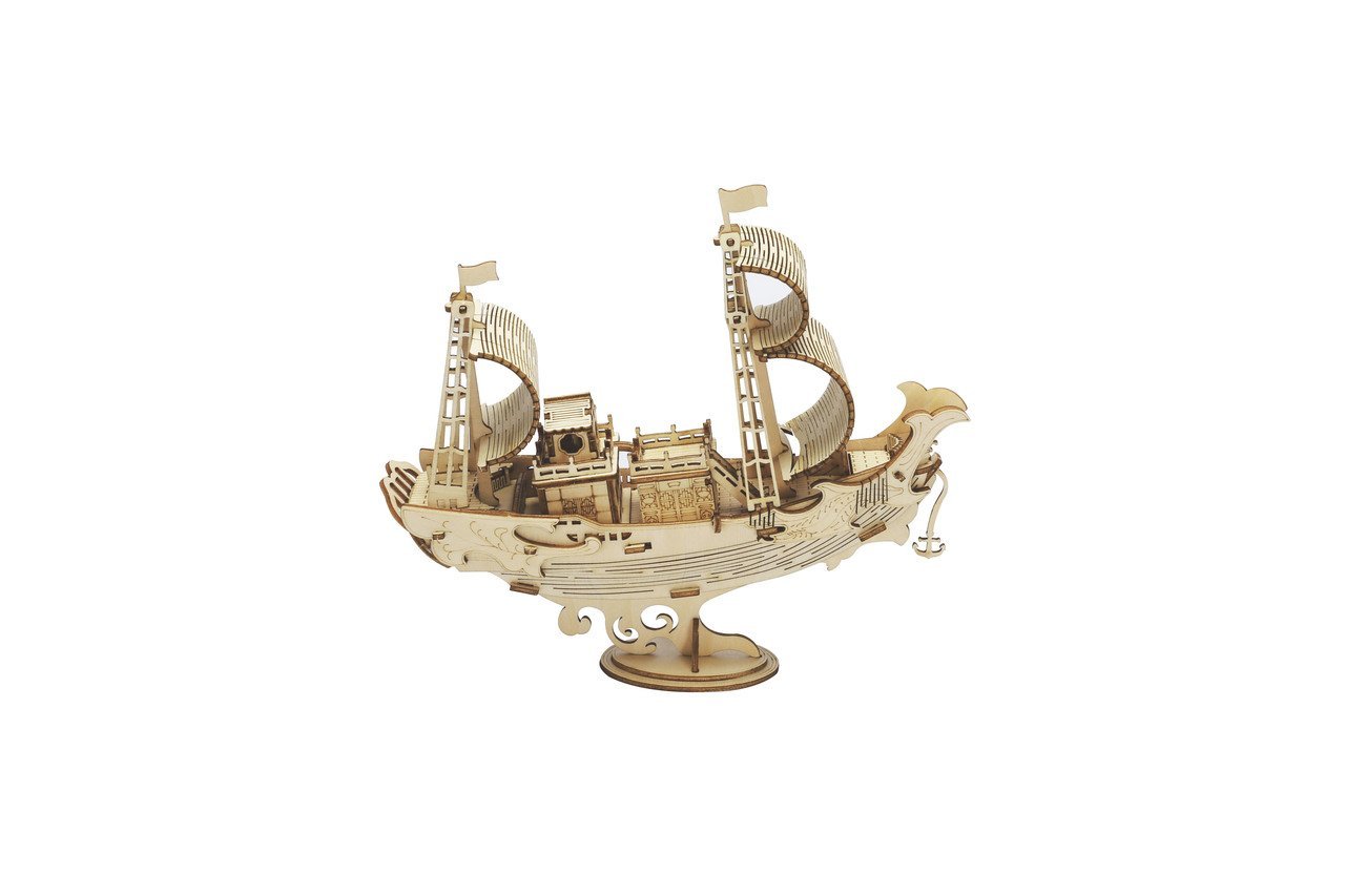 DIY Japanese Diplomatic Ship-3D Puzzle-Robotime--