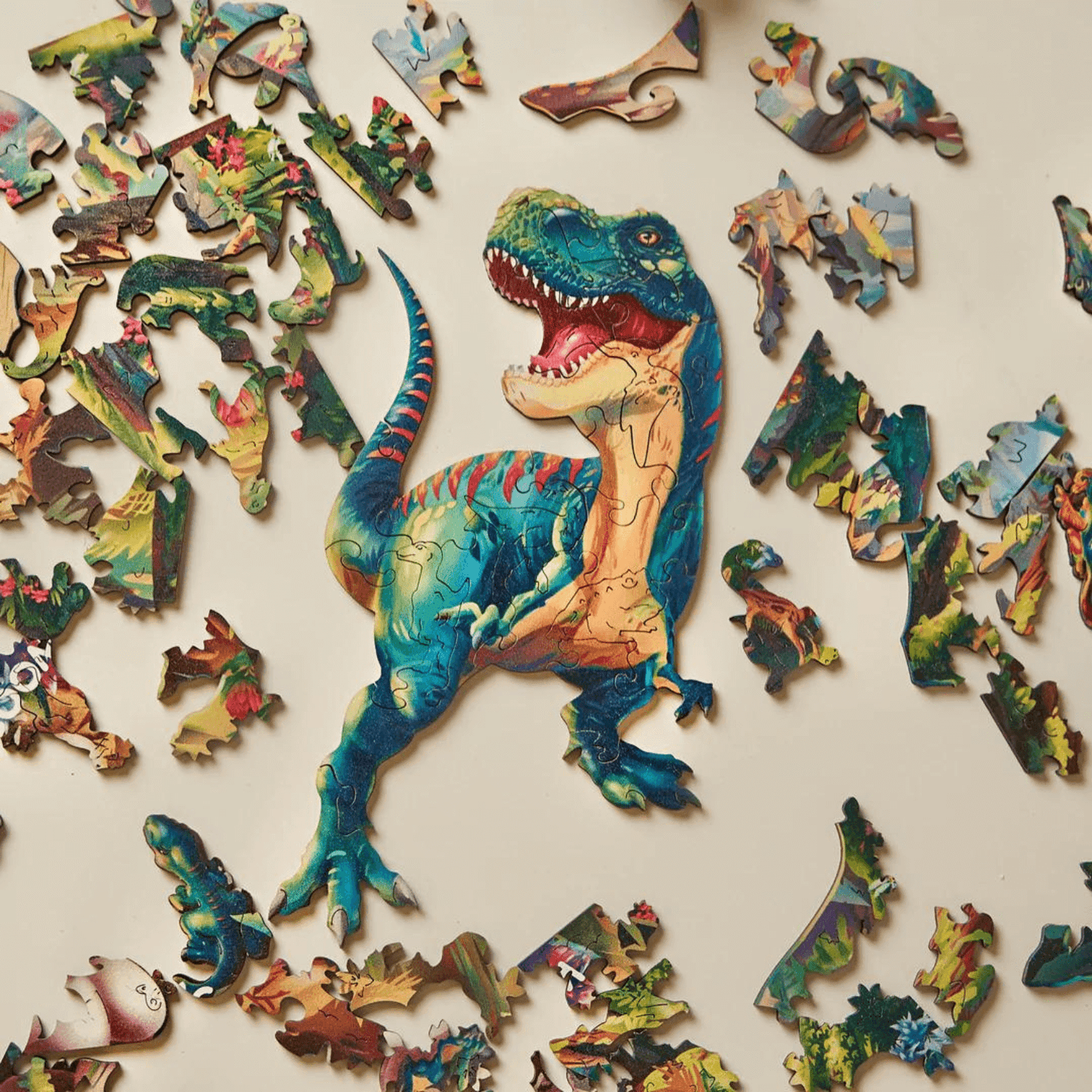 Tyrannosaurus Rex Puzzle-Wooden Puzzle-Unidragon--