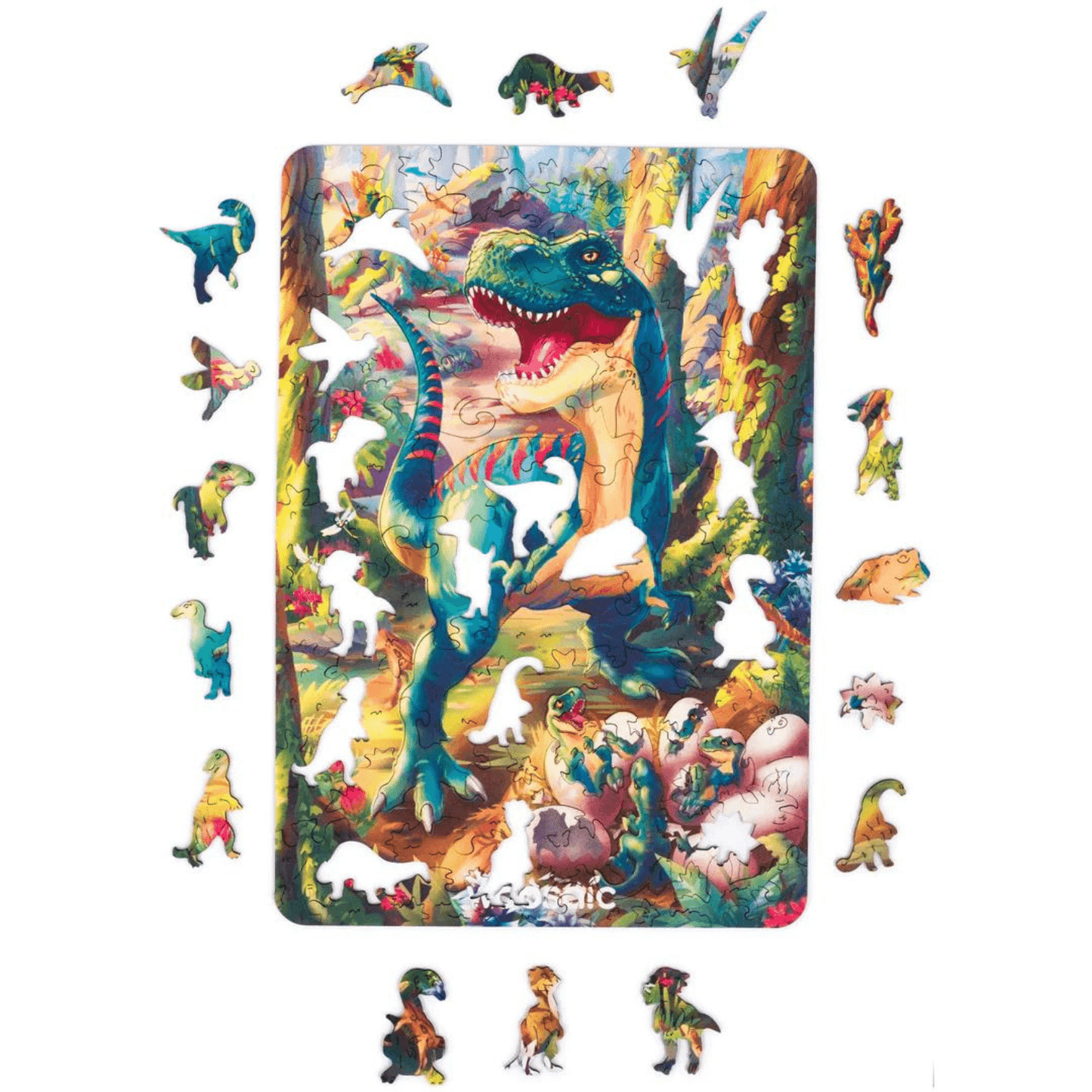 Tyrannosaurus Rex Puzzle-Wooden Puzzle-Unidragon--