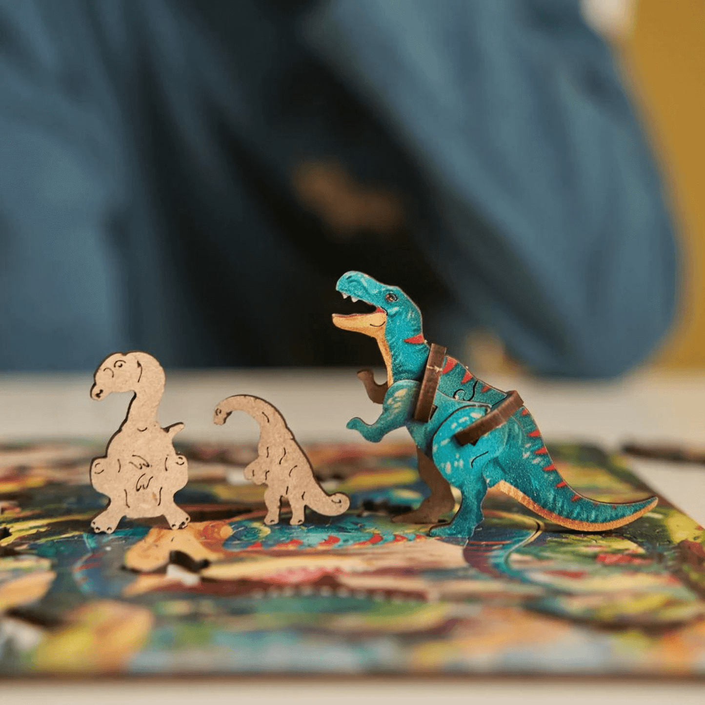 Tyrannosaurus Rex Puzzle-Wooden Puzzle-Unidragon--