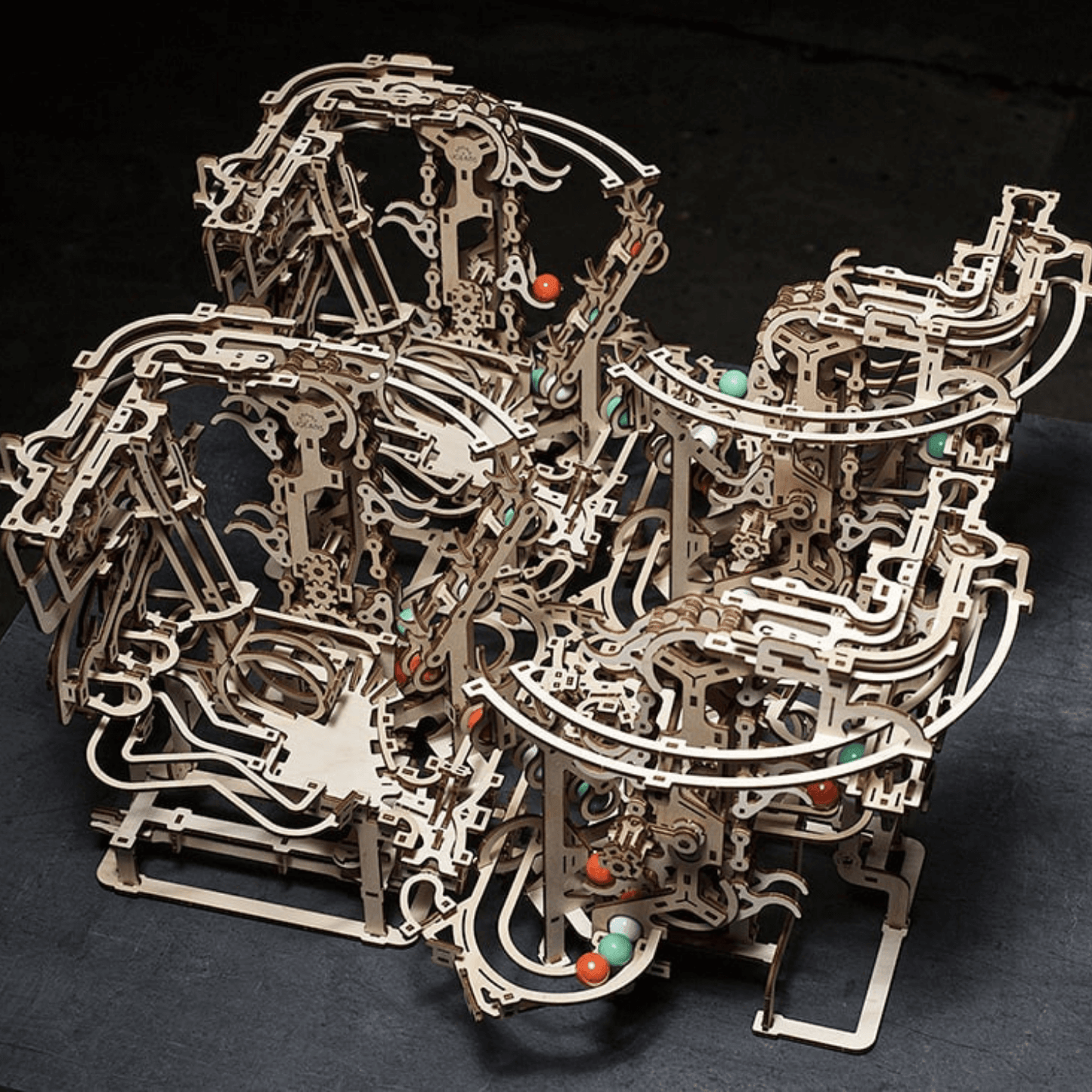 Marble run-Mechanical wooden puzzle-Ugears--