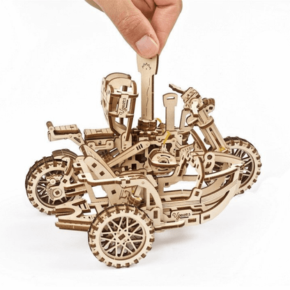 Motorbike Scrambler UGR-10-Mechanical Wooden Puzzle-Ugears--