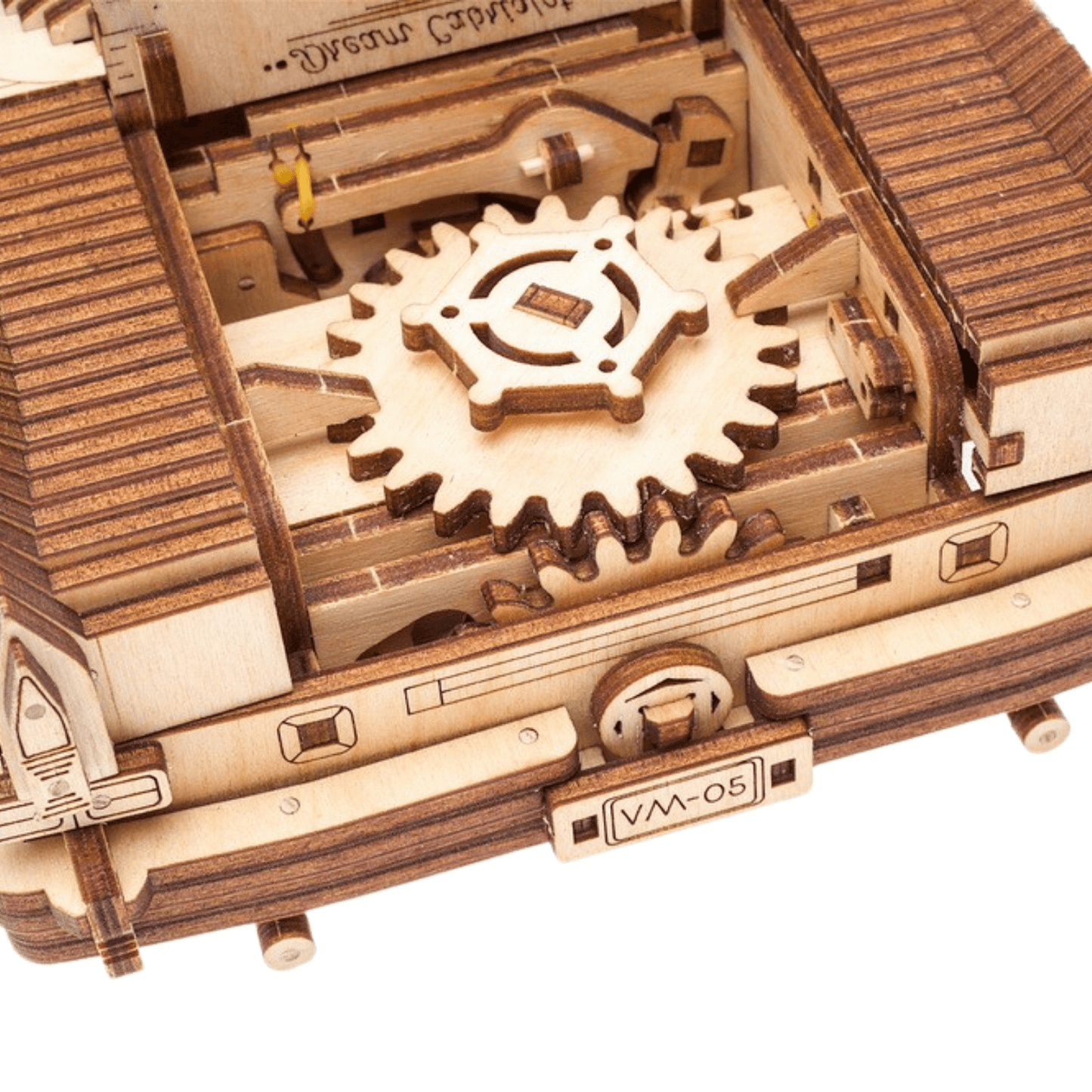 Dream Cabriolet VM-05-Mechanical wooden puzzle-Ugears--