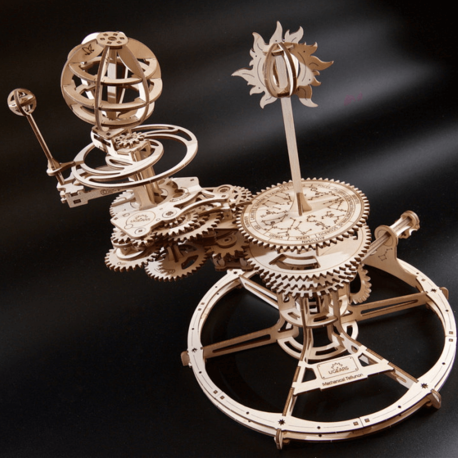 Mechanical Tellurium-Mechanical Wooden Puzzle-Ugears--