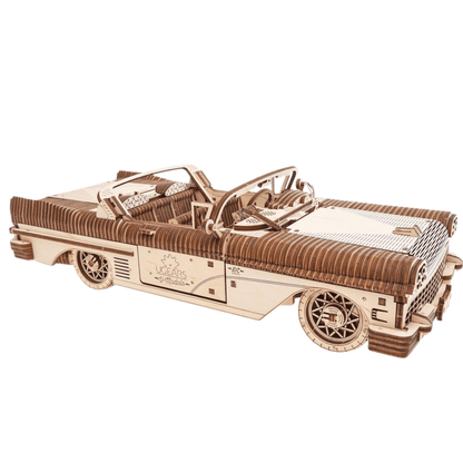 Dream Cabriolet VM-05-Mechanical wooden puzzle-Ugears--