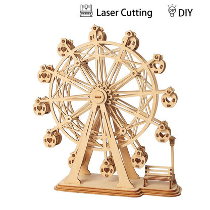 Giant wheel wooden puzzle-3D Puzzle-Robotime--