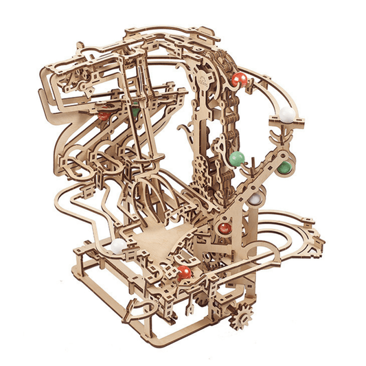 Marble-track mechanical wooden puzzle-Ugears--