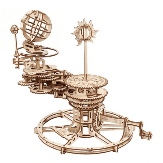 Mechanical tellurium-Mechanical wooden puzzle-Ugears--