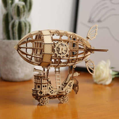 Airship wooden puzzle-3D Puzzle-Robotime--