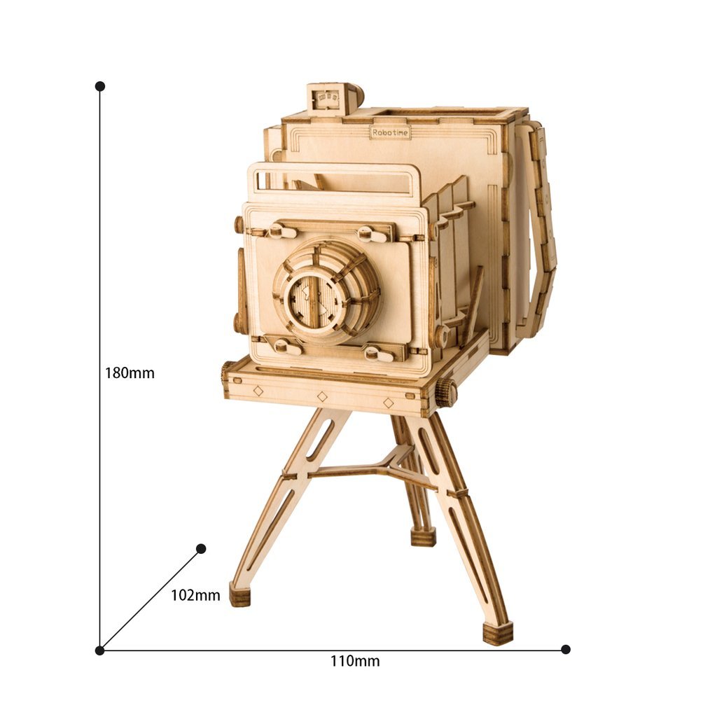 Vintage Camera-3D Puzzle-Robotime--