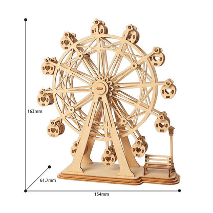 Giant wheel wooden jigsaw-3D Puzzle-Robotime--