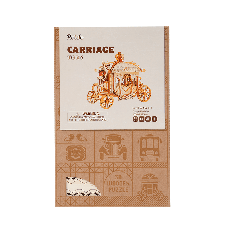 Vintage Carriage-3D Puzzle-Robotime--