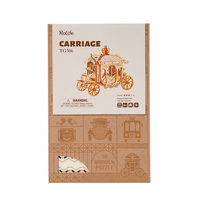 Vintage Carriage-3D Puzzle-Robotime--