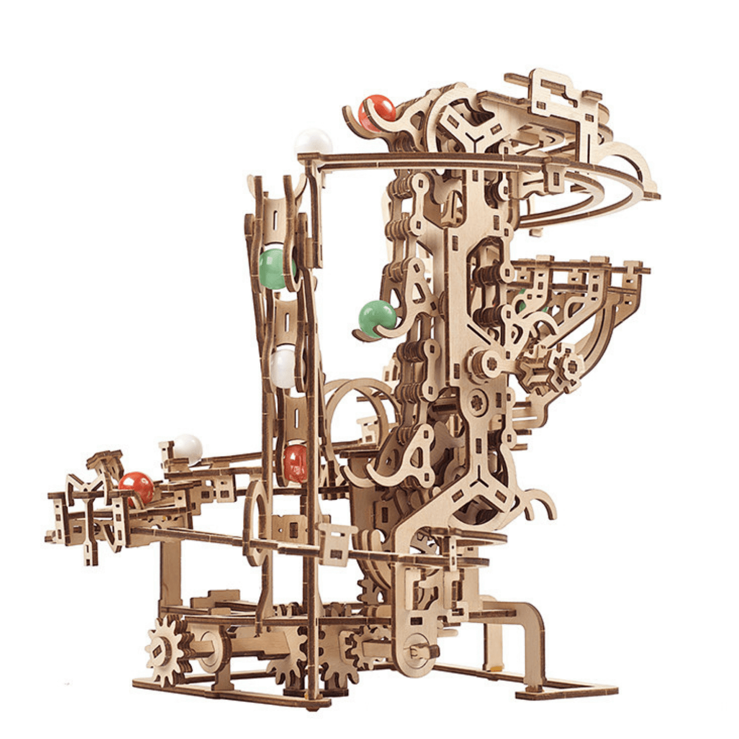 Marble run-mechanical wooden puzzle-Ugears--