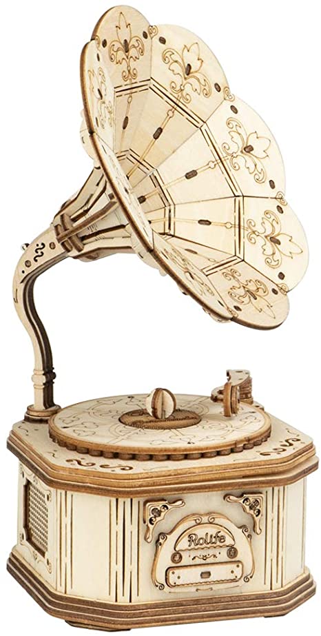 Gramophone for puzzles-3D Puzzle-Robotime--