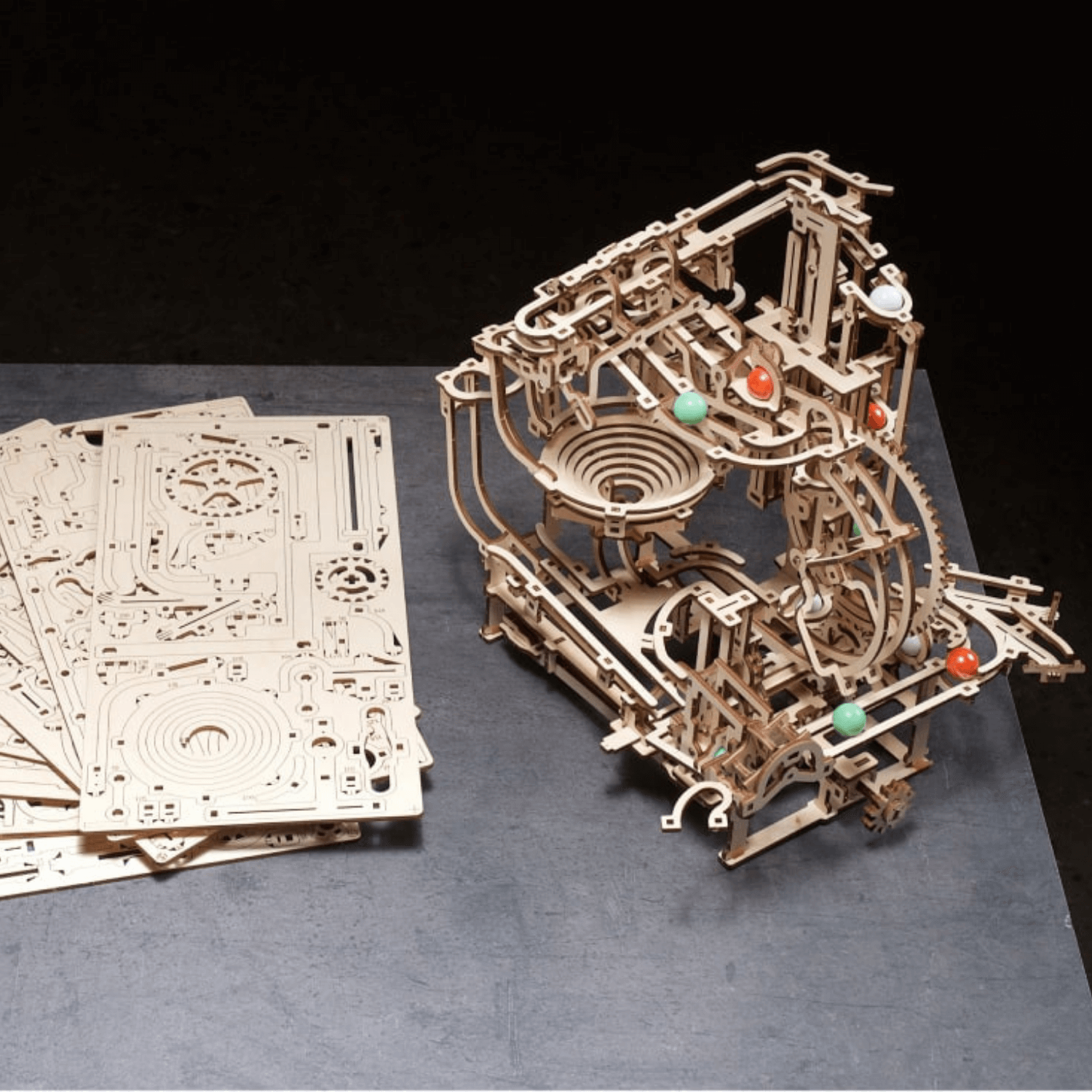 Marble-Tier Model Kit-Mechanical Wooden Puzzle-Ugears--