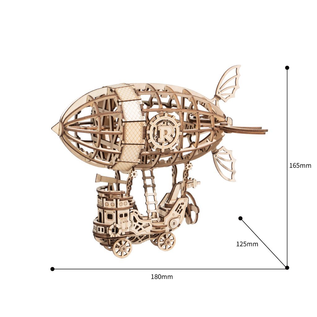 Airship Wooden Puzzle-3D Puzzle-Robotime--