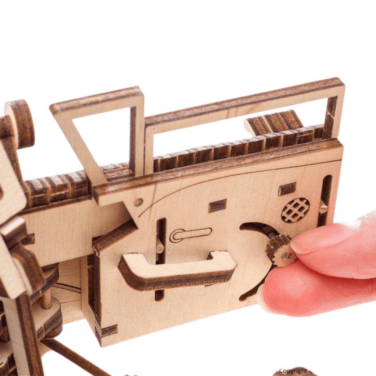 Dream Cabriolet VM-05-Mechanical wooden puzzle-Ugears--