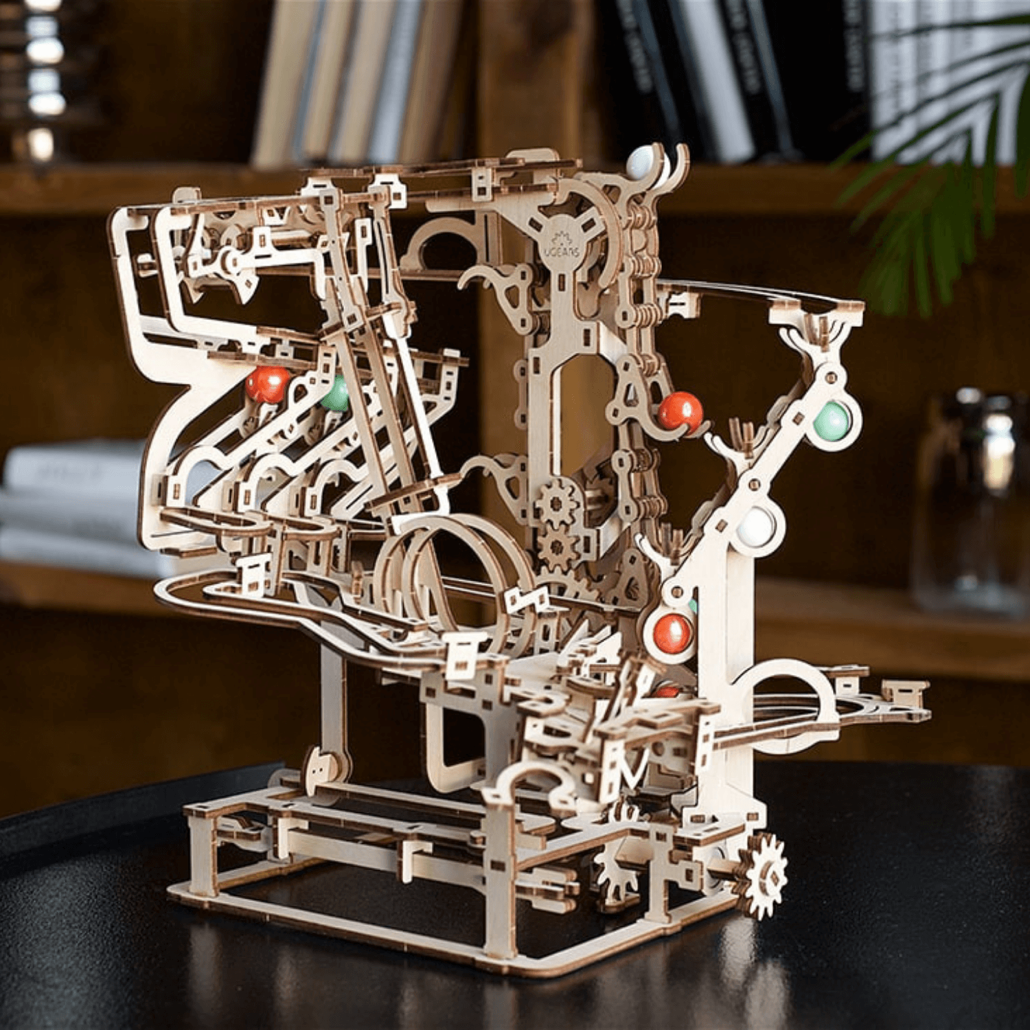 Marble run-mechanical wooden puzzle-Ugears--