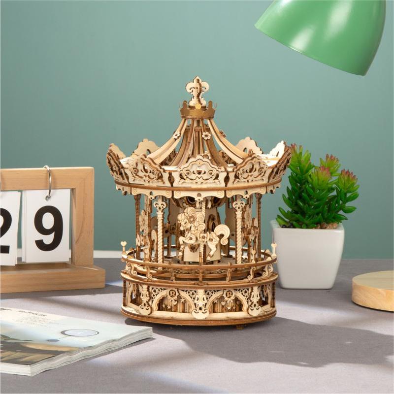 Romantic Carousel-3D Puzzle-Robotime--