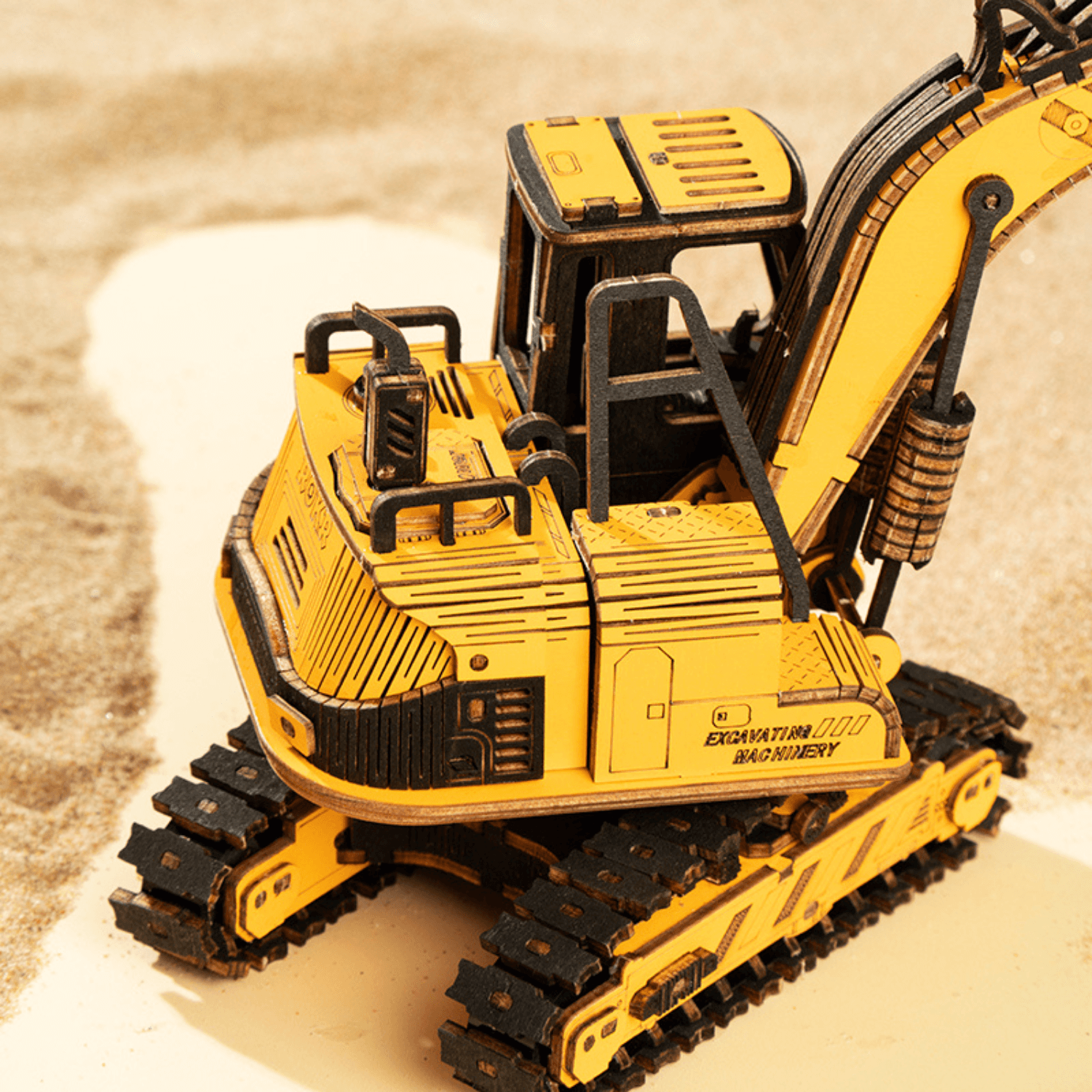 Excavator | Construction Machinery-3D Puzzle-Robotime--