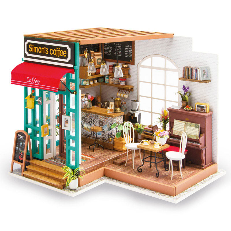 Simon's Coffee Shop-Miniature House-Robotime--