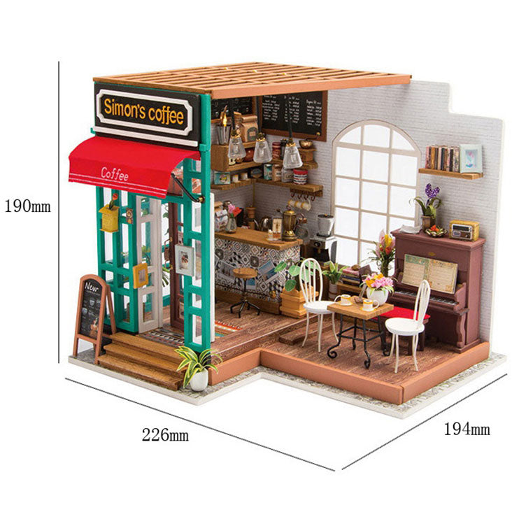 Simon's Coffee Shop-Miniature House-Robotime--