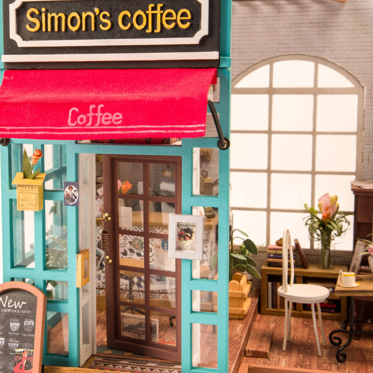 Simon's Coffee Shop-Miniature House-Robotime--