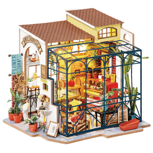 Emily's Flower Shop-- Miniature House Robotime--