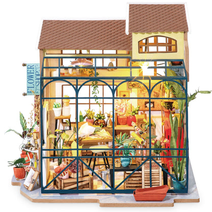 Emily's Flower Shop - Miniature House - Robotime--