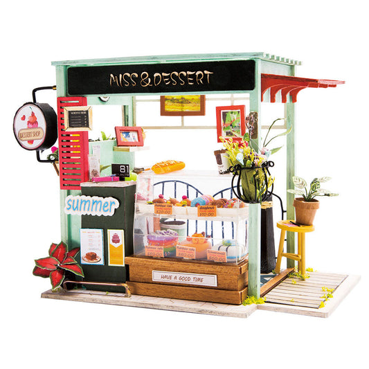 Ice Cream Station (Ice Cream & Dessert Station)-Miniature House-Robotime--