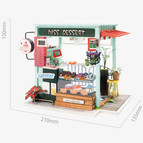 Ice Cream Station (Ice Cream & Dessert Station)-Miniature House-Robotime--