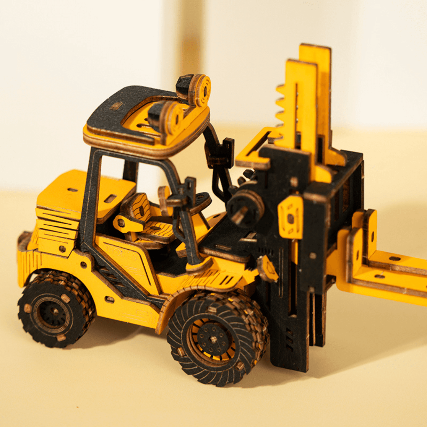 Forklift truck | Construction machinery-3D Puzzle-Robotime--