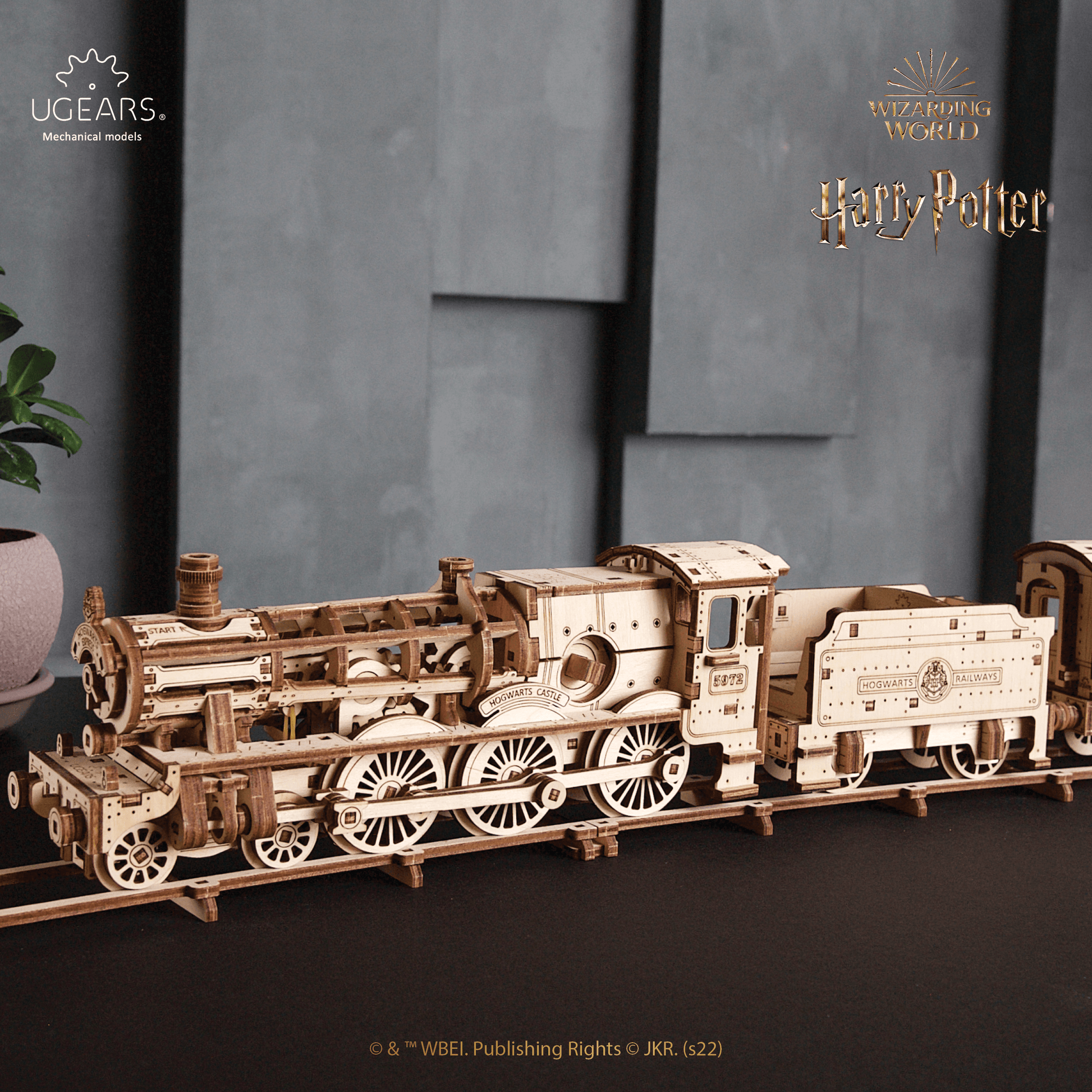 Hogwarts Express™ | Harry Potter-Mechanical Wooden Puzzle-Ugears--