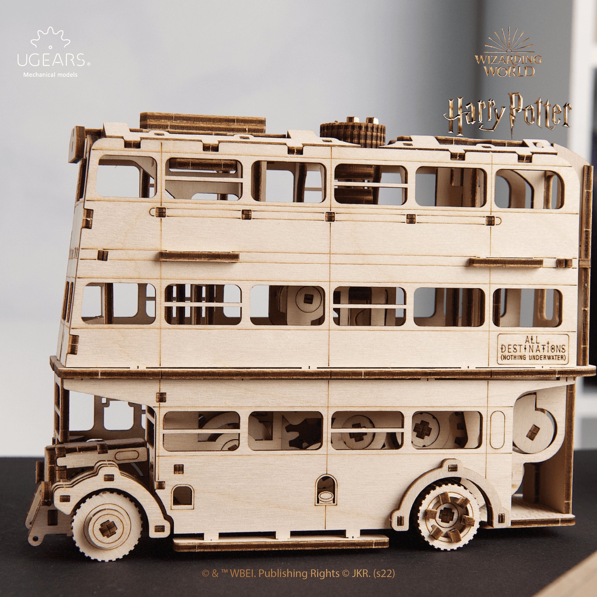 Knight Bus™ | Harry Potter-Mechanical Wooden Puzzle-Ugears--