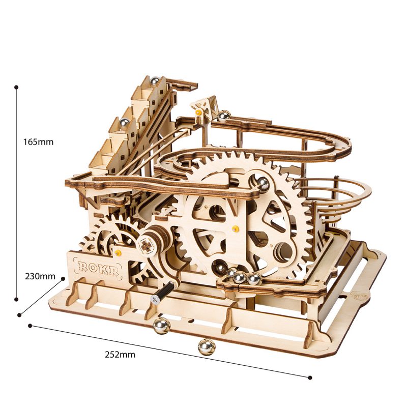 Marble run Waterwheel-3D Puzzle-Robotime--