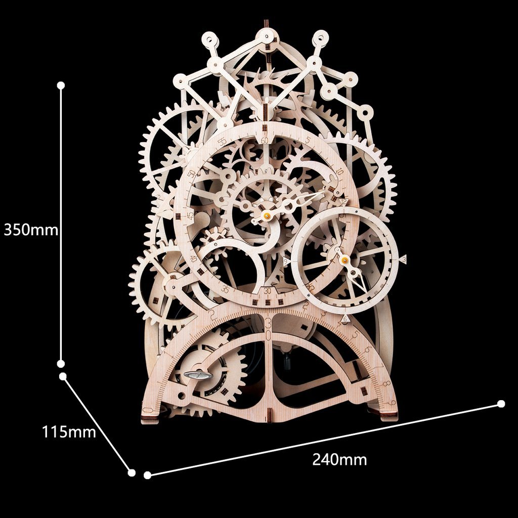 Pendulum Clock Mechanical Gears