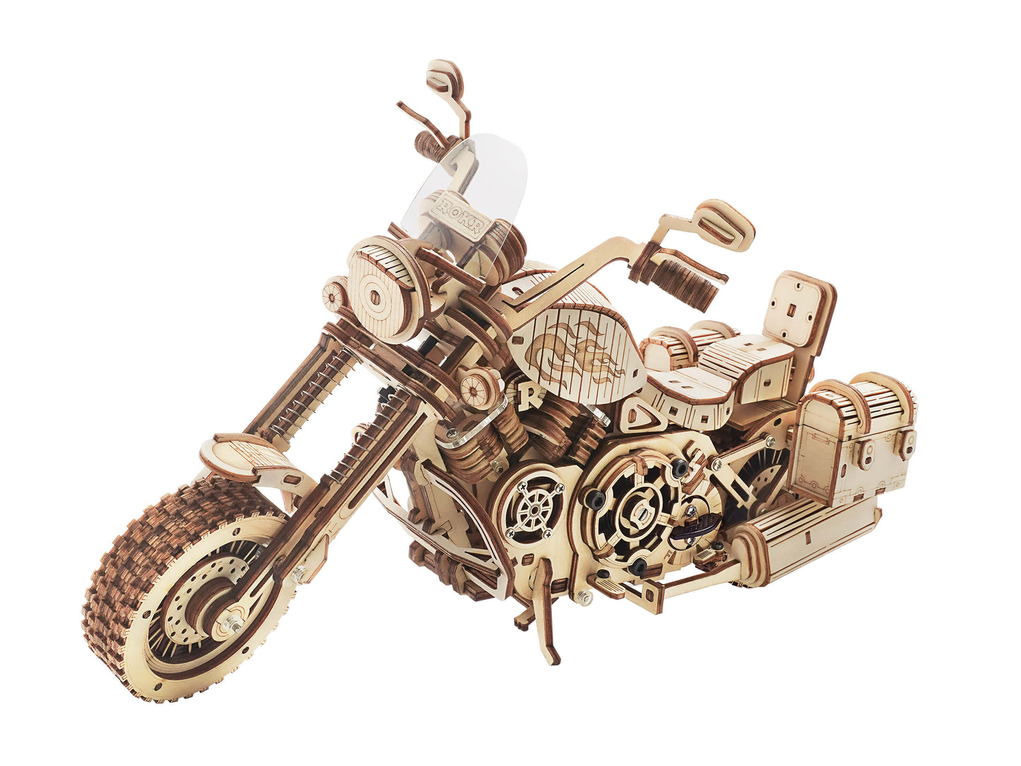 Cruiser Motorbike-3D Puzzle-Robotime--