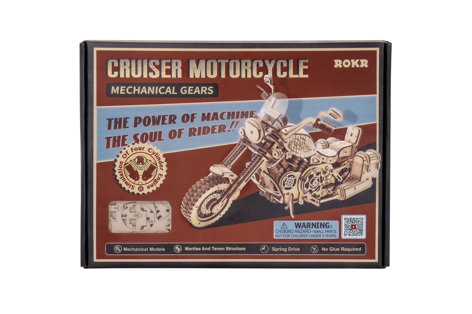 Cruiser Motorcycle-3D Puzzle-Robotime--