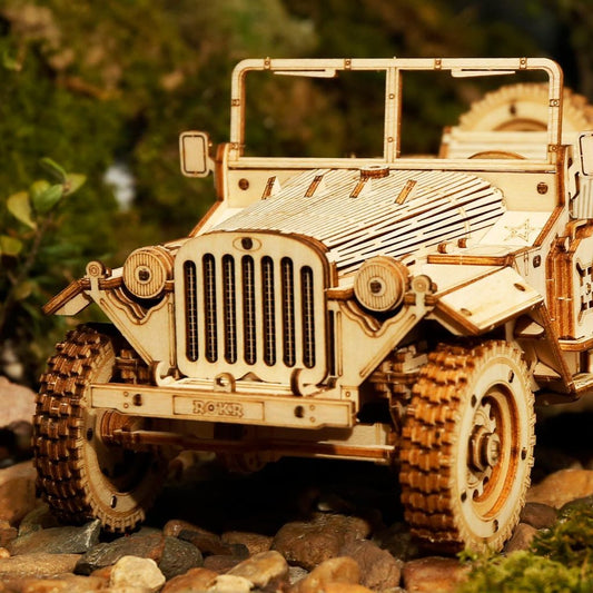 Army truck 1:18-3D Puzzle-Robotime--