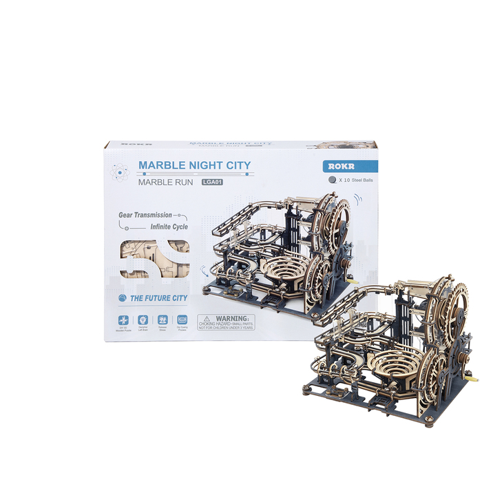 Marble run Night City 2.0-3D Puzzle-Robotime--