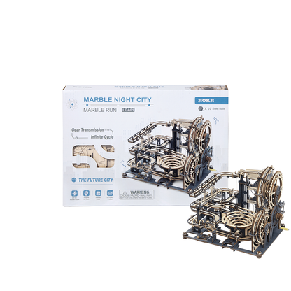 Marble run Night City 2.0-3D Puzzle-Robotime--