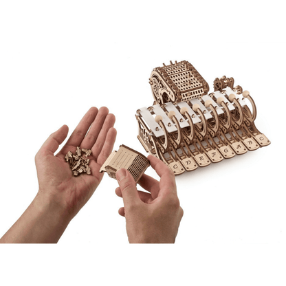 Mechanical celesta-mechanical wooden puzzle-ugears--