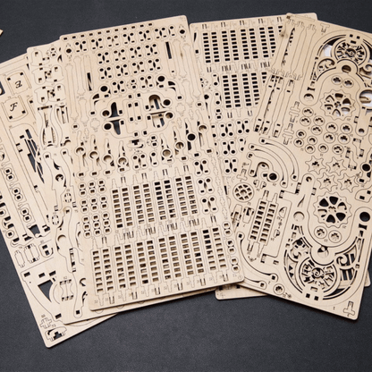 Mechanical celesta-mechanical wooden puzzle-ugears--